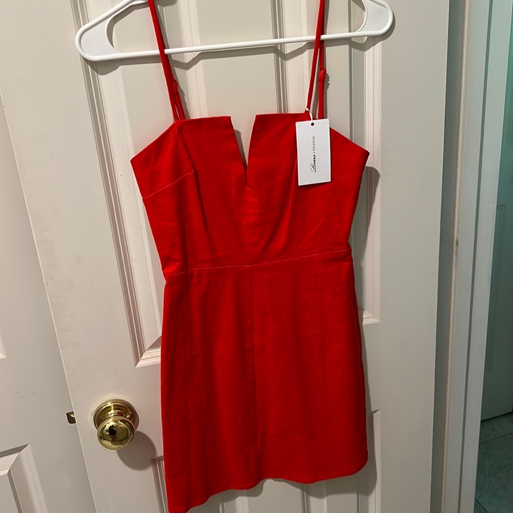 LOVERS AND FRIENDS RED DRESS